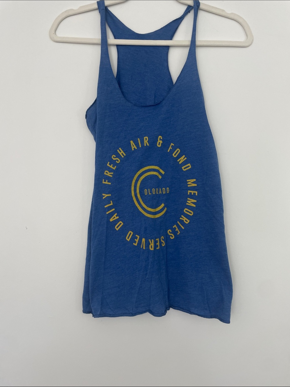 Next Level Apparel Cornflower Blue Women's Racerback Tank XS